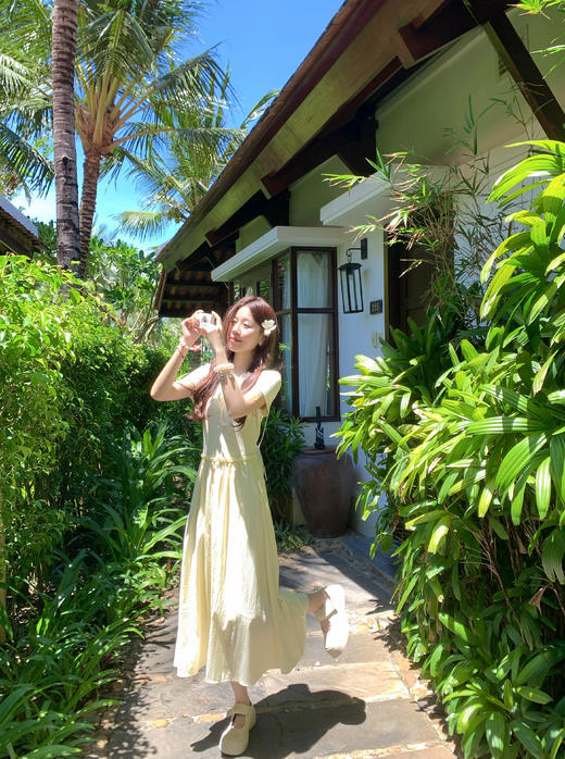 <曾小咸推荐>现货秒杀！Polo领系带短款连衣裙 日常139.99 立减60 秒杀79.99！长款连衣裙 日常159.99 立减70 秒杀89.99！ 商品图3