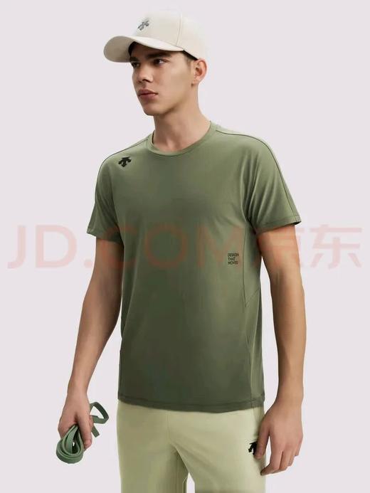 迪桑特TRAINING系列综训训练运动健身男士短袖针织衫 商品图0