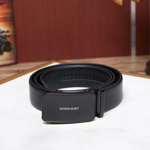SHERIDAN喜来登男士自动扣真皮皮带NL240355S 商品图4