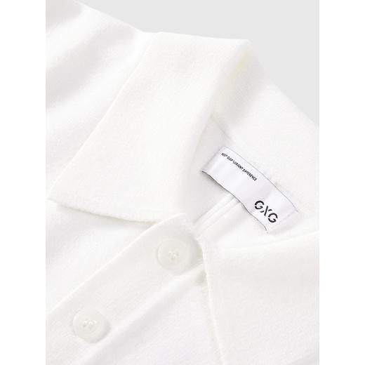 GXG男装 polo领设计针织衫通勤翻领宽松毛衣男线衫 2025春季热卖 商品图2