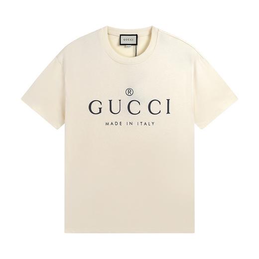GUCCI春夏季新款男女同款套头圆领 GG印花字母logo图案短袖T恤 GUC1127 商品图1