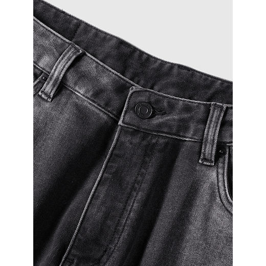 GXG男装  宽松直筒牛仔裤休闲长裤 24年冬新品G24X054084 商品图2