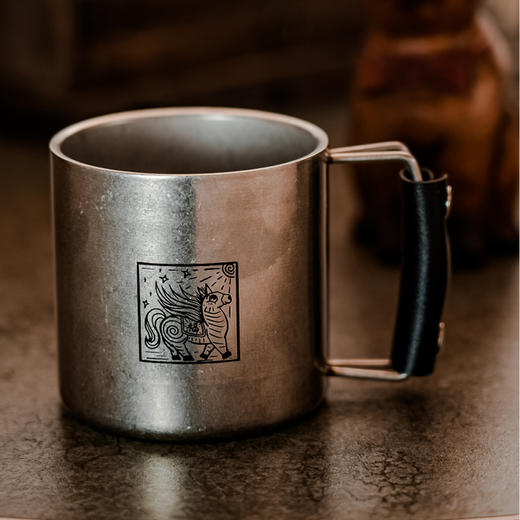 甲马系列不锈钢咖啡杯 商品图2