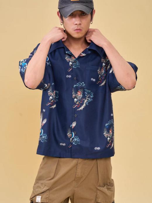 GYOZA PASTA/GP25AW-C045/古巴领短袖衬衫花衬衫衬衣 商品图1