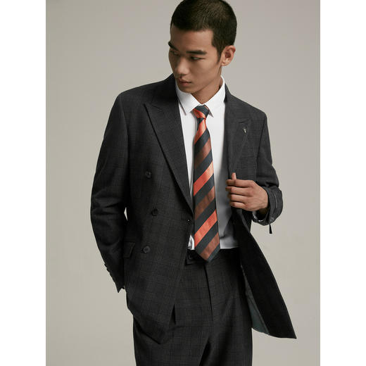 GXG男装   复古格纹商务西装男士正装 24年秋G24X133016 商品图2