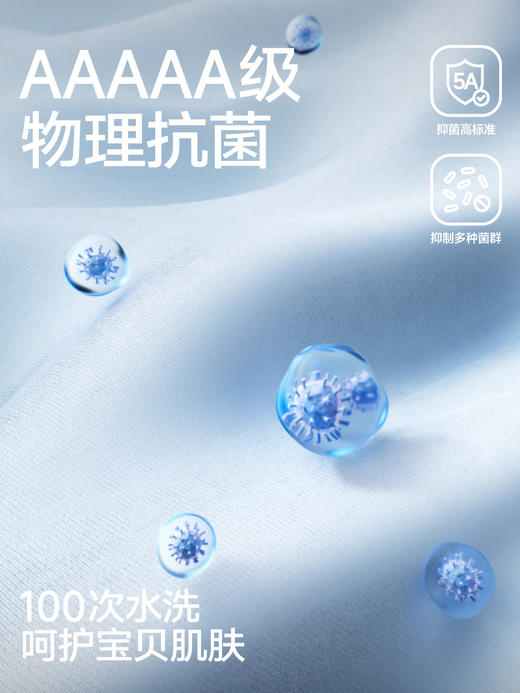 三利5A抗菌儿童毛巾纯棉全棉吸水洗脸洗澡家用柔软宝宝小毛巾面巾 商品图1