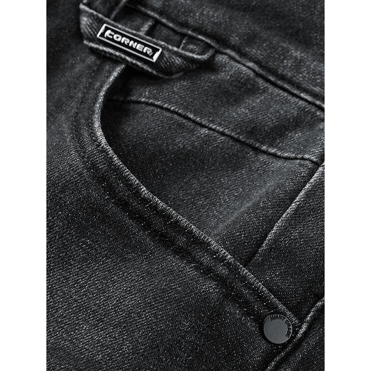 GXG男装 深灰色猫须牛仔裤宽松休闲裤通勤男士长裤 25年春季热卖 商品图3