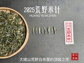【极致之鲜】2025荒野米针带来白茶顶流的毫香诱惑，细柔、软糯、清润，每一口都是春天