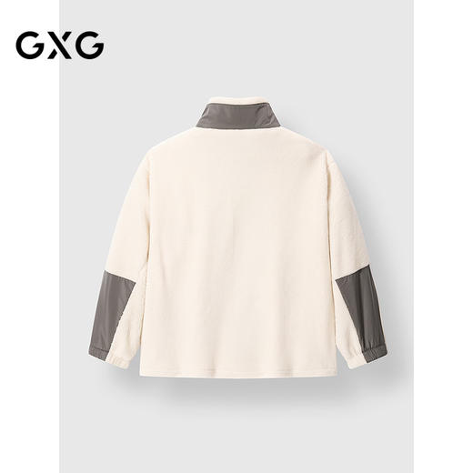 GXG男装 多色仿羊羔毛户外口袋设计保暖夹克外套 商品图1