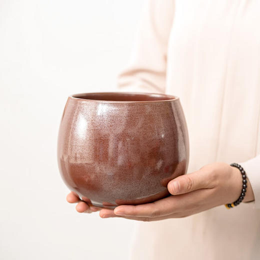 【旦形茶渣缸】大号窑变釉陶瓷茶洗家用茶洗缸茶渣缸茶杯茶盆茶盂洗茶器洗茶杯盆 商品图3