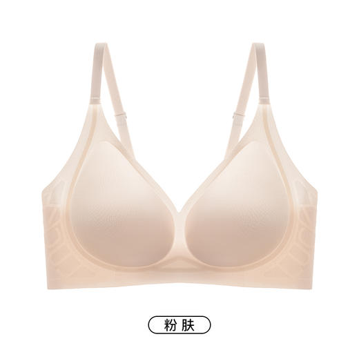 I'd爱帝轻薄无痕光面文胸防滑侧翼定型聚拢内衣 商品图5