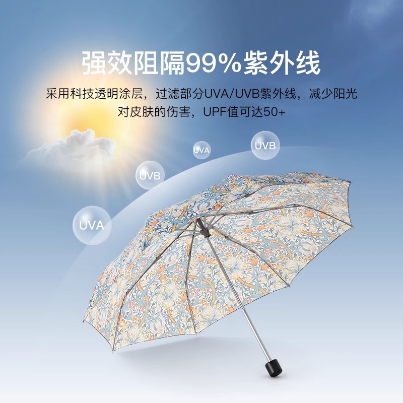 Fulton 富尔顿FULTON英国进口MORRIS金百合雨伞防晒