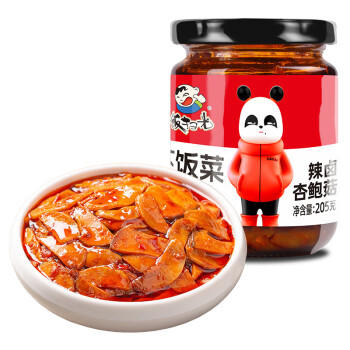 饭扫光下饭菜 熟食卤味 方便即食小吃 辣卤杏鲍菇205g /粮油调味 /调味品 /中式酱料 商品图6