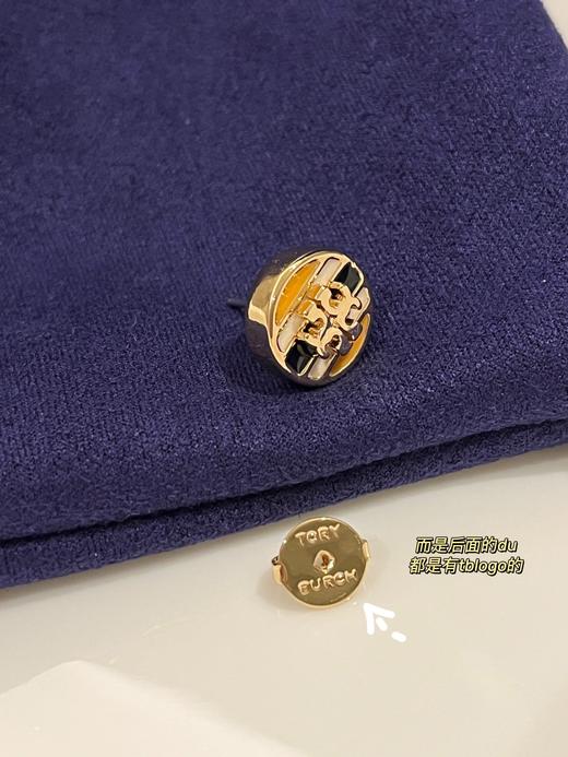 To* 彩色珐琅耳钉/项链   通勤休闲18K镀金 商品图9