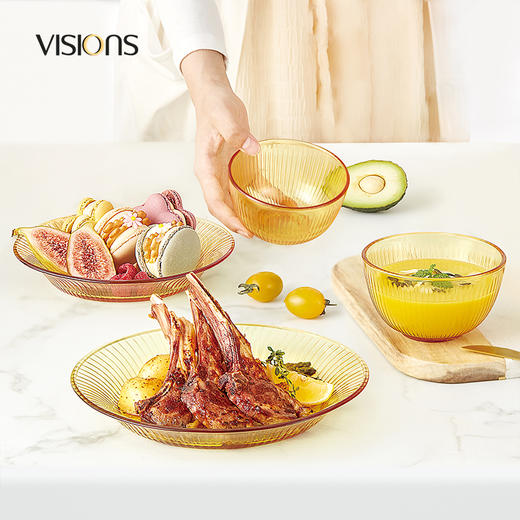 【自营】 康宁 SNAPWARE系列晶尊系列深盘/平盘/饭碗/面碗 持久耐磨 不易刮花 商品图5