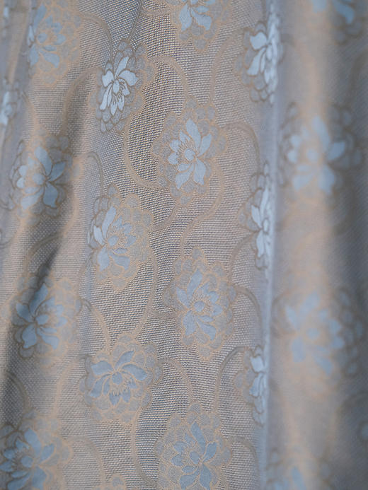 盛唐婧| 新中式小立领落肩蝴蝶盘扣短上衣-蓝色 商品图8