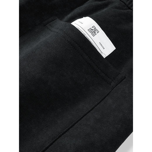 GXG男装 针织直筒休闲短裤通勤男士小标刺绣五分裤 2025春季热卖 商品图3