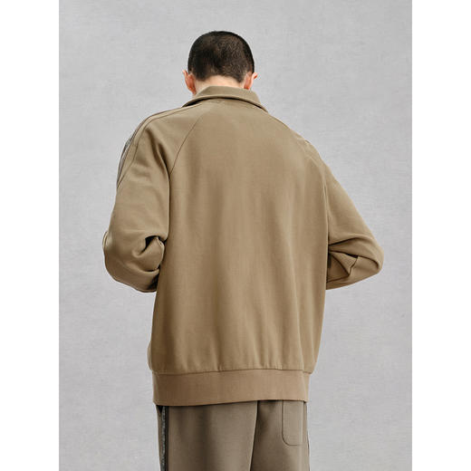 GXG男装  双色纯色经典开襟卫衣男24年冬季热卖G24X314041 商品图4