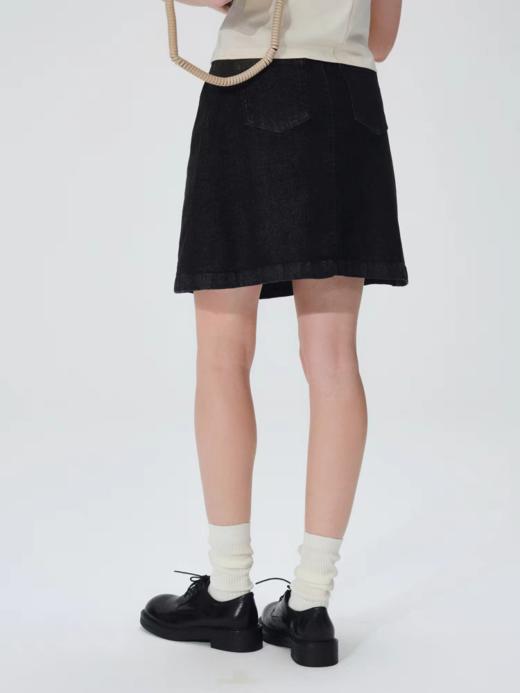 LIVINGTOWN/ LT复古不规则牛仔半裙 商品图2