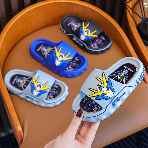 卡通儿童凉拖鞋软底防滑居家洗澡浴室亲子男女大小宝宝亲子鞋 商品图1