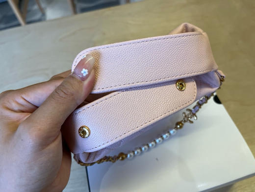 夏季特惠💰980 原单香奈儿A96147 25s珍珠链条呼啦圈包 商品图6