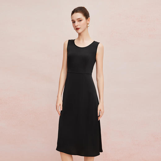 QF8C9斯尔丽25新款时尚女夏季修身百搭连衣裙搭短袖外套套装 商品图2