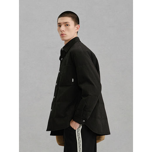 GXG男装  衬衫式轻薄羽绒服通勤外套24冬季热卖G24XY24017 商品图2