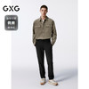 GXG男装 卡其色灯芯绒简约翻领长袖衬衫  秋季热卖G24X033044 商品缩略图1