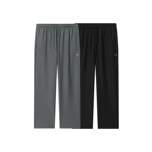 GXG男装 宽松直筒运动卫裤通勤日常简约长裤休闲裤 2025春季热卖 商品图4