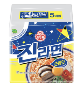 오뚜기 진라면순한맛(한국유통)120g*5