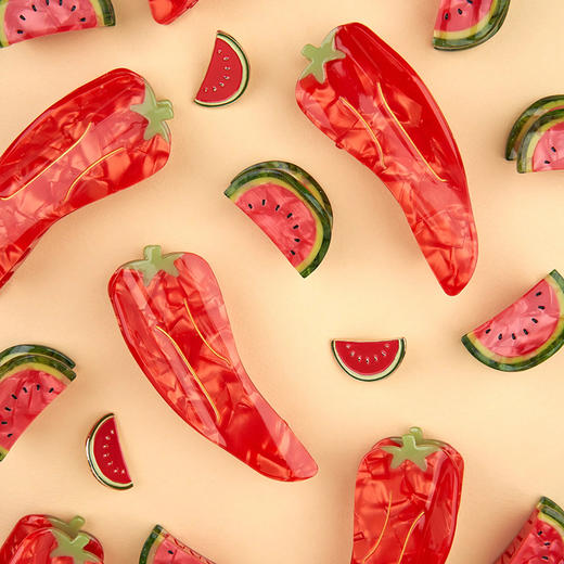 北京仓｜Coucou Suzette-Watermelon-西瓜 小发抓［法国设计师］ 商品图6