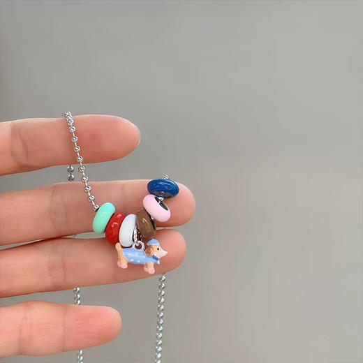女款百搭腊肠狗系列项链纪念日百货162203759 商品图3