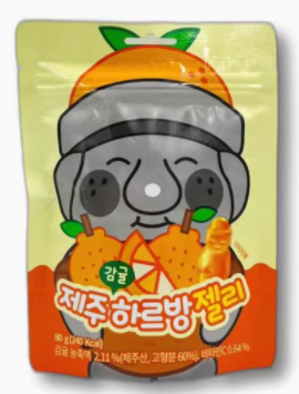 济州 柑橘味软糖80g서주 감귤 제주 하르방젤리80g