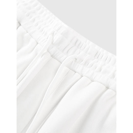 GXG男装 浅绿清新休闲短裤通勤刺绣男五分裤薄裤子 2025春季热卖 商品图2