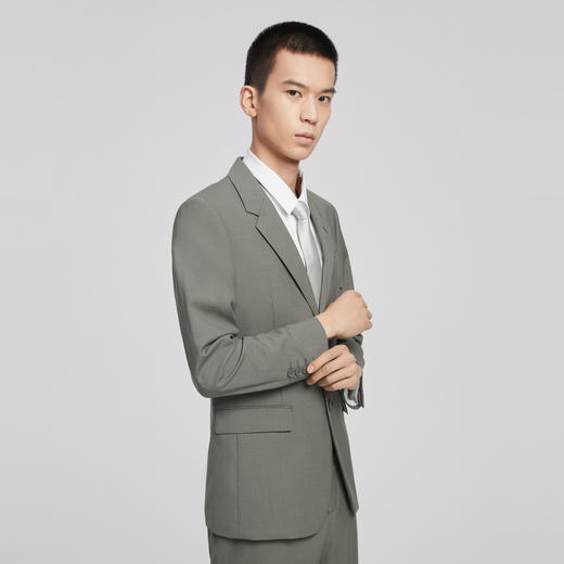 GXG男装  绿色轻熟平驳领西装    冬季热卖GFX11300021 商品图2