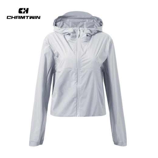 女短款风壳衣三防外套 防水防油防污抗静电 潮流户外运动跑步登山徒步 CHF552022 商品图1