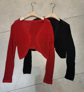 【门店同款】ENJOY夏季“夏日番情”复古显瘦开衫 163096553