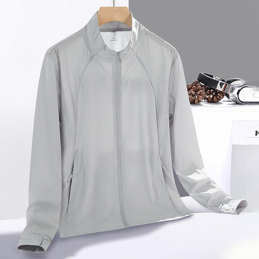 夏季冰丝户外防晒衣女UPF50+防紫外线薄款凉感透气轻薄防晒服男潮 商品图0