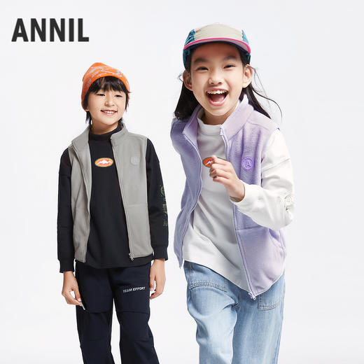 男女童立领马夹秋季新款安奈儿童装小程序专享EM532565 商品图1