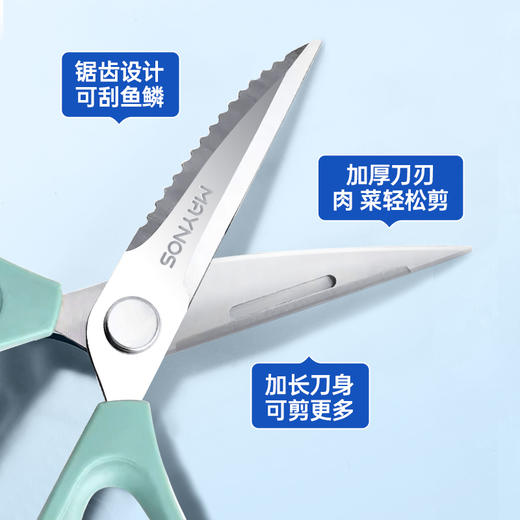 【可削皮可剪骨】MAYNOS鲨鱼剪 2把跟优惠 商品图2