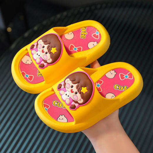 【防滑软绵】女童拖鞋儿童居家鞋女宝宝小童大童卡通公主凉拖夏季 商品图6
