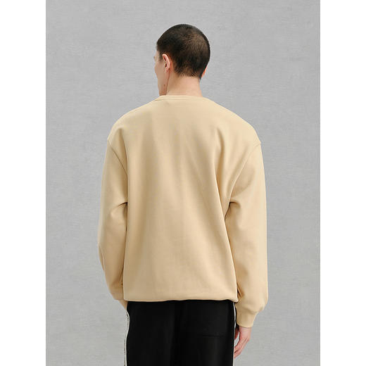 GXG男装  双色简约宽松通勤圆领卫衣 24冬热卖G24X314039 商品图3