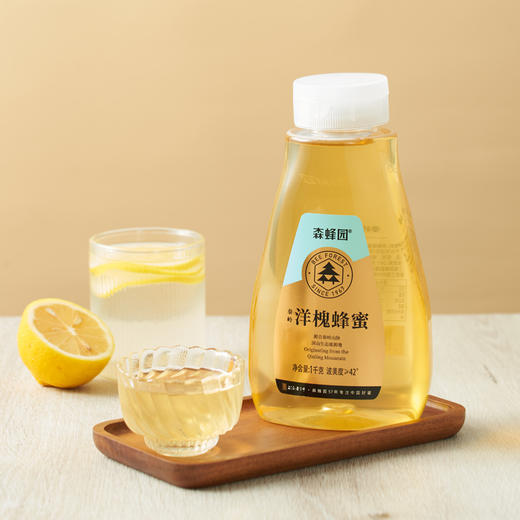 上海森蜂园洋槐蜂蜜1kg（三角瓶） 商品图4