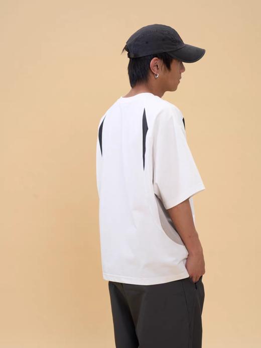 GYOZA PASTA/GP25AW-C048/拼接设计特殊剪裁解构短袖T恤 商品图3
