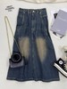 33GAF050877#牛仔A字半裙 商品缩略图0