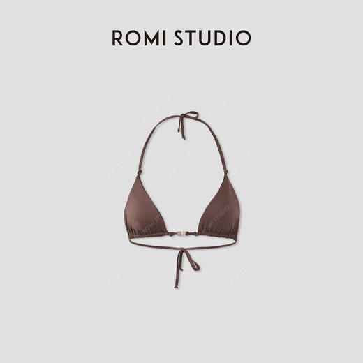 ROMI STUDIO 海边沙滩度假风三角系带比基尼上衣泳衣 RWCRNG2728 商品图3