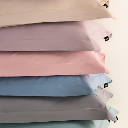 自然醒100支全棉磨毛纯色轻奢宽边枕头套枕芯内胆套HS 商品图10