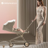 【5F】 英氏  德拉玛（DELAMA）Q2遛娃神器婴儿推车高景观婴儿车可坐可躺换向轻便折叠宝宝溜娃车 Q2美拉德PLUS（加大轮版） 商品缩略图5