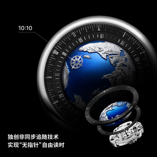 CIGA design玺佳机械表U系列蓝色星球Ⅱ 2024全新升级 获GPHG奖 商品图1