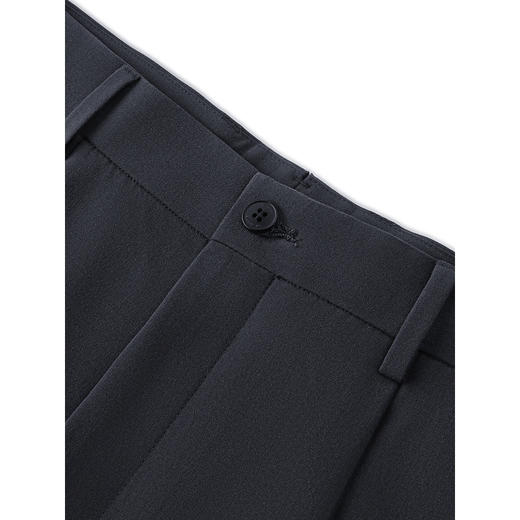 GXG男装 灰蓝色垂感宽松直筒套西西裤 24年秋G24X143006 商品图2